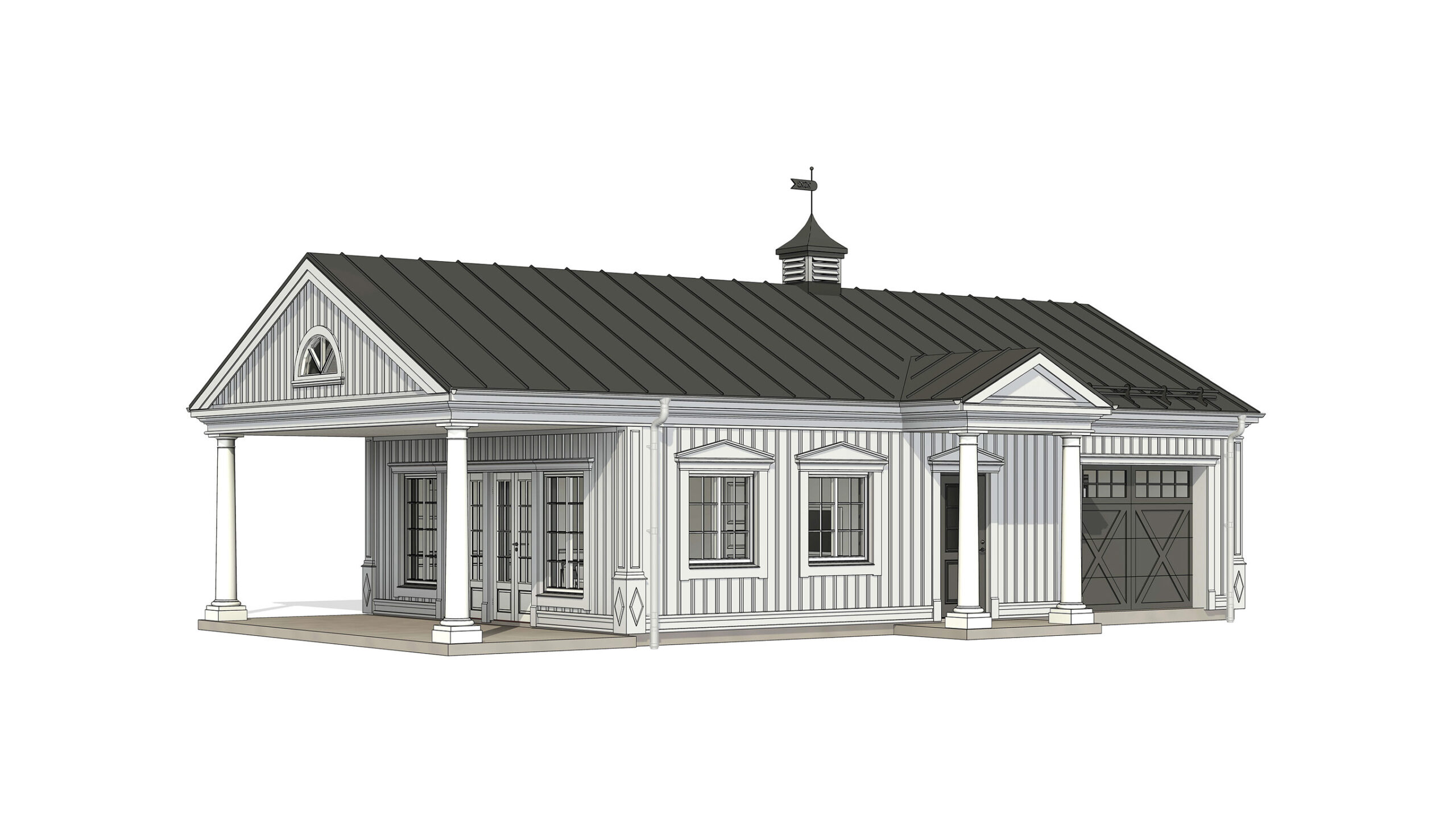 Gästhus Herrgård spegelvänd